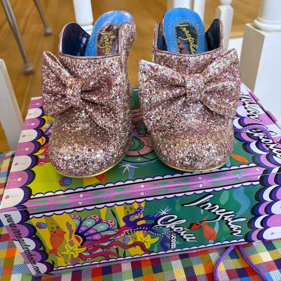 Irregular Choice Glitter Queen Mules Size 39 - Picture 6 of 8